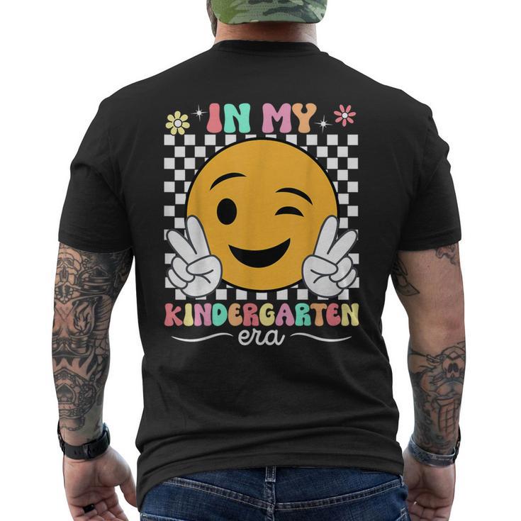 In My Kinder Era Back To School Kindergarten Teacher Men's T-shirt Back Print