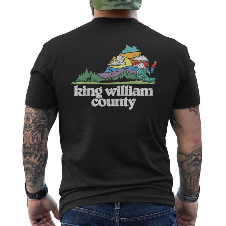 King William County Virginia Outdoors & Nature Lover Men's T-shirt Back Print