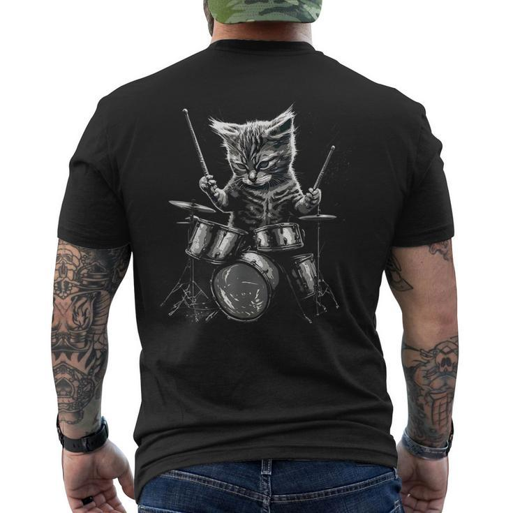 Kitty Drums Classic Men's T-shirt Back Print