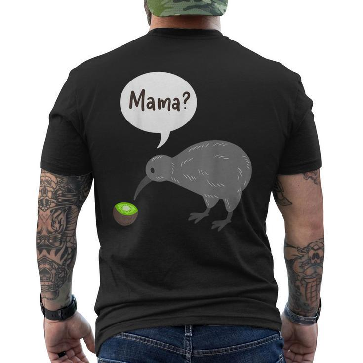 Kiwi Bird Kiwi Fruit New Zealand T-Shirt mit Rückendruck