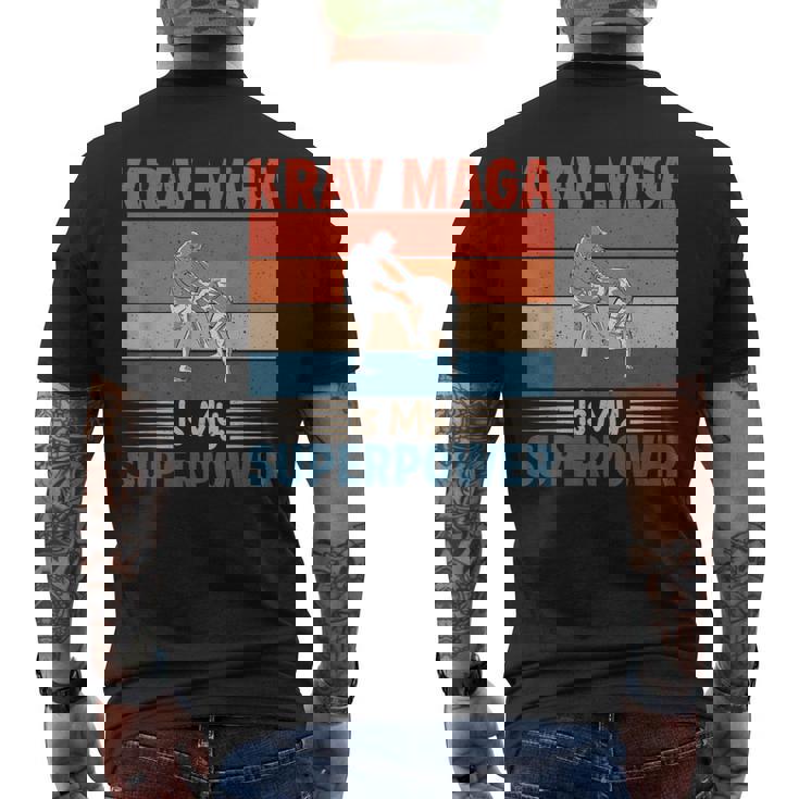 Krav Maga Es Mi Superpoder Krav Maga Camiseta Hombre Estampado Espalda