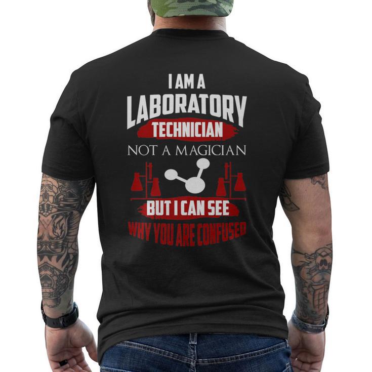 Laboratory Technician Saying Lab Tech Men's T-shirt Back Print