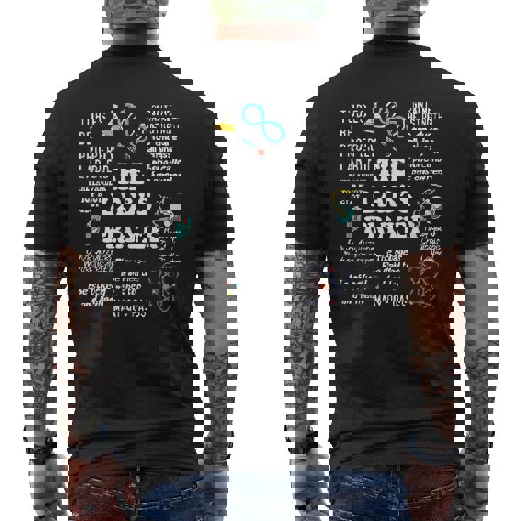 The Lab's Prayer Medical Laboratory Scientist Lab Week 2024 Men's T-shirt Back Print