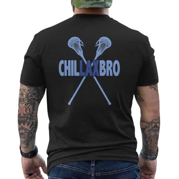 Lacrosse Player Love Lax Bro Men Boys Kids Dad Coach Mens Back Print T-shirt