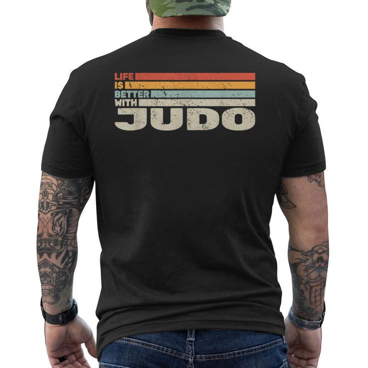 Laida Es Mejor Con Judo Y Judokasintage Judoist Judo Camiseta Hombre Estampado Espalda