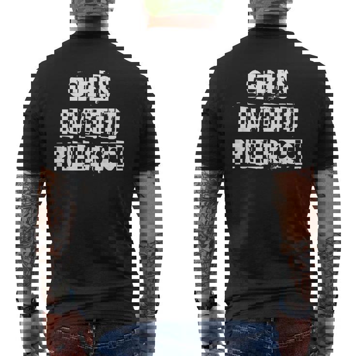 Las Niñas Inventaron El Punk Rock Camiseta Hombre Estampado Espalda