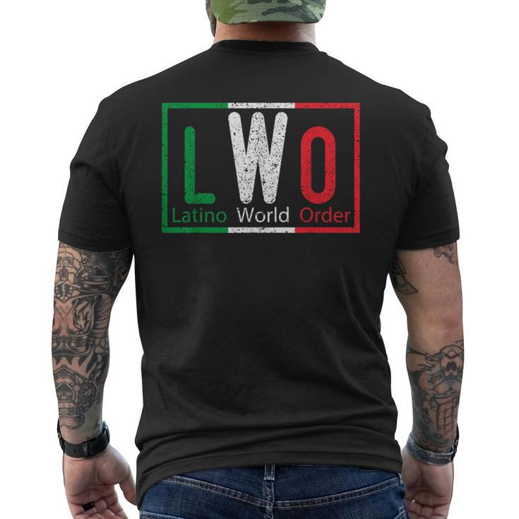 Latino World Order Men's T-shirt Back Print