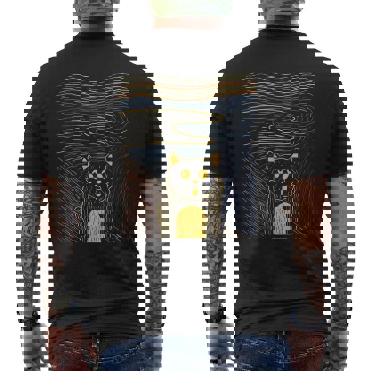 Le Cri Chat De L'art Artiste Expressionniste T-shirt imprimé au dos
