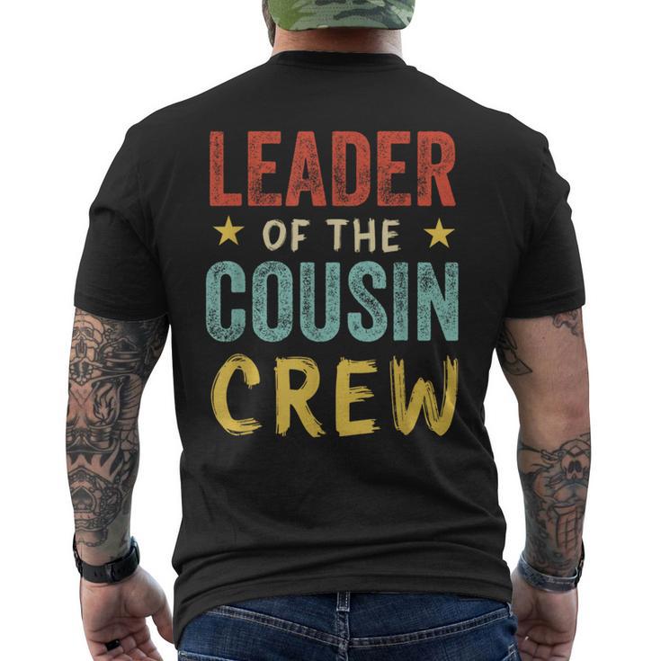 Leader Of The Cousin Crew Retro Vintage Men's T-shirt Back Print