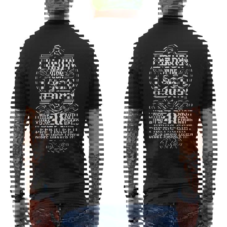 Legends Were Born 1960 S T-Shirt mit Rückendruck
