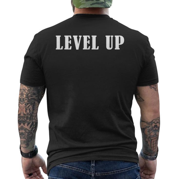 Level Up Challenge T Choreography Workout T Men's T-shirt Back Print