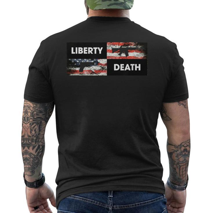 Liberty Or Death Men's T-shirt Back Print