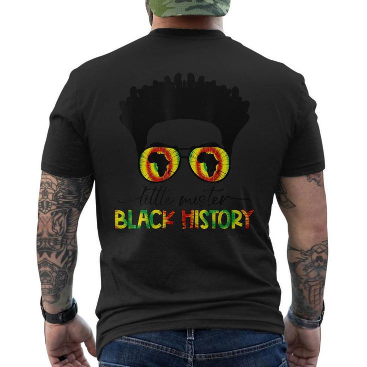 Little Mister Black History Month Boys Kid African Toddler Men's T-shirt Back Print