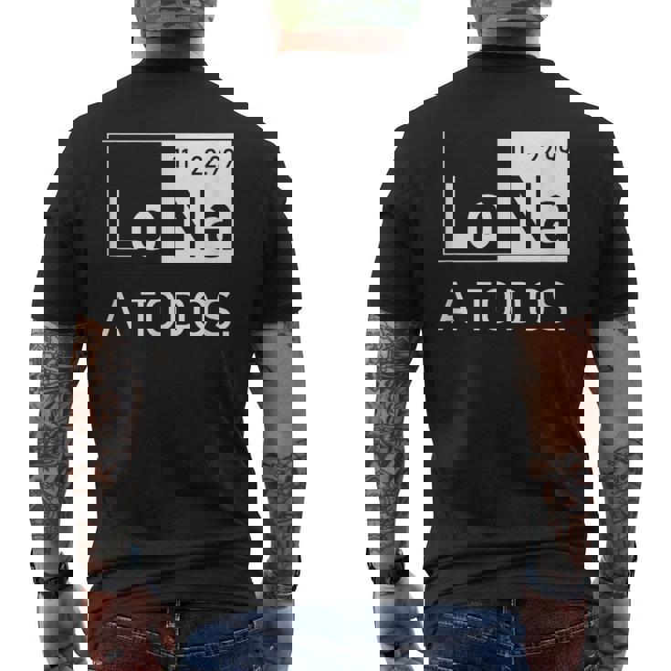 Lo Sodio A Todos Los Odio A Todos Lo Na Química Divertida Camiseta Camiseta Hombre Estampado Espalda