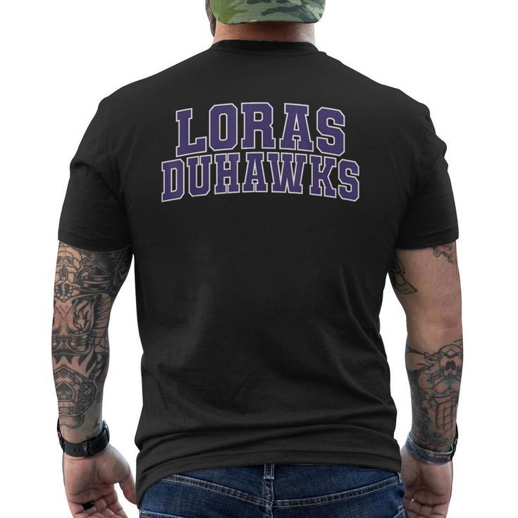 Loras College Duhawks 03 Men's T-shirt Back Print