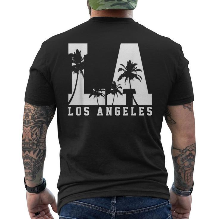 Los Angeles La California Usa America Souvenir T-Shirt mit Rückendruck