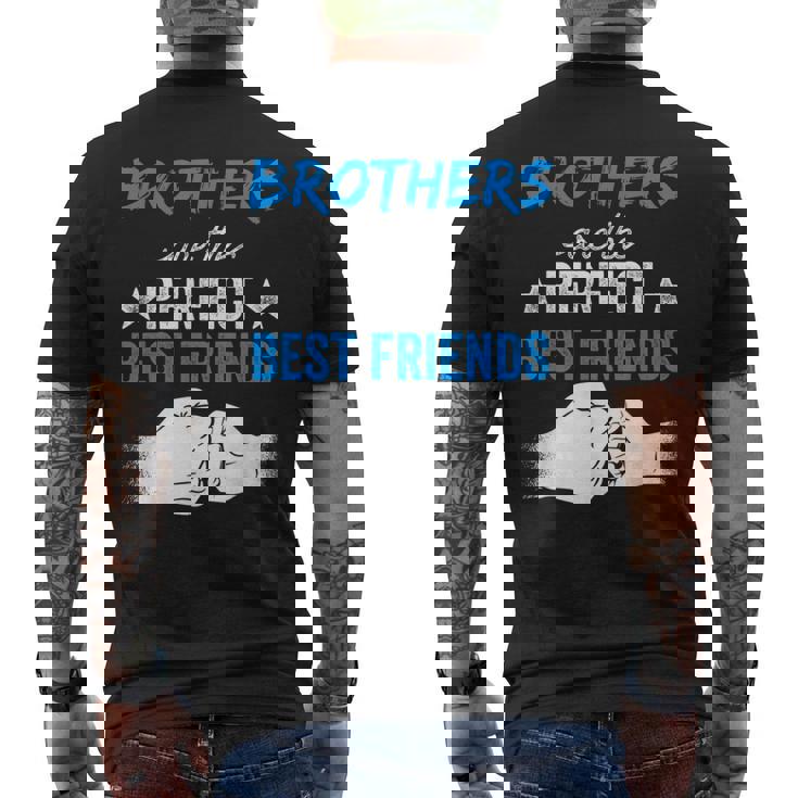 Los Hermanos Son Los Mejores Amigos Equipo Camiseta Hombre Estampado Espalda