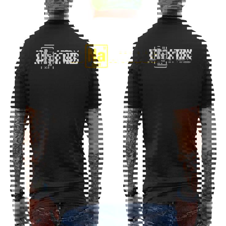 Los Odio A Todos Química Lo Sodio A Todos Tabla Periódica Camiseta Hombre Estampado Espalda