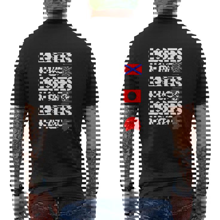 Losers In 1865 Losers In 1945 Losers In 2020 Mens Back Print T-shirt