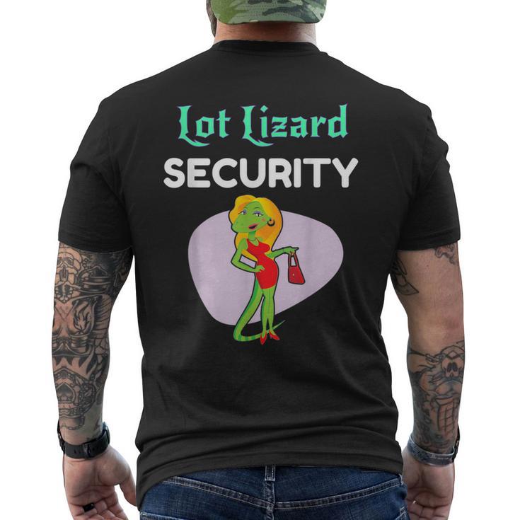 Lot Lizard Security Trailer Park Redneck Men's T-shirt Back Print