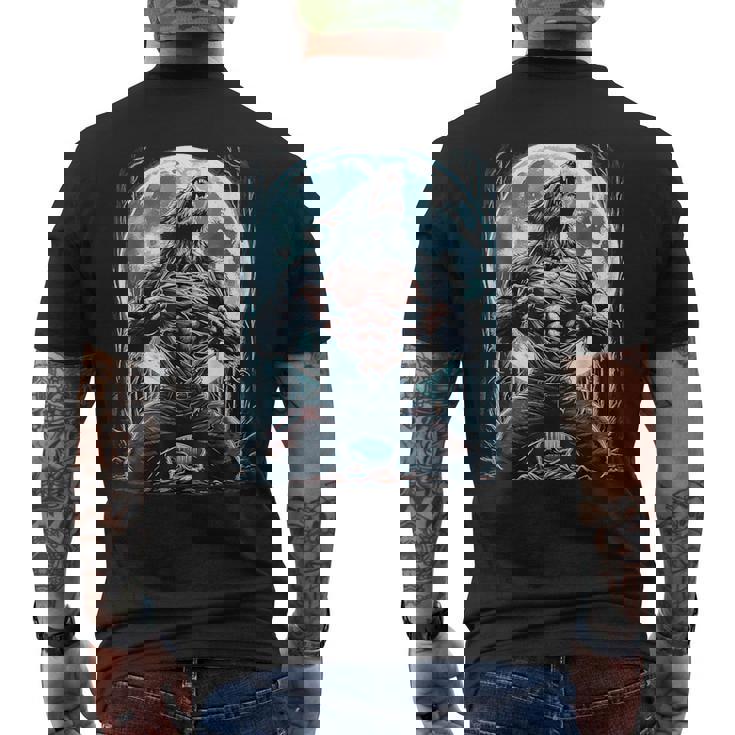 Loup-Garou Déchirant Alpha Larme Loup Pleine Lune T-shirt imprimé