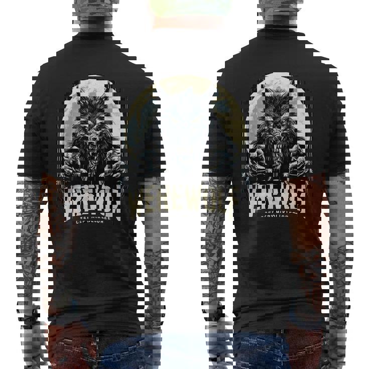 Loup-Garou Lune T-shirt imprimé au dos Cadeauxyz