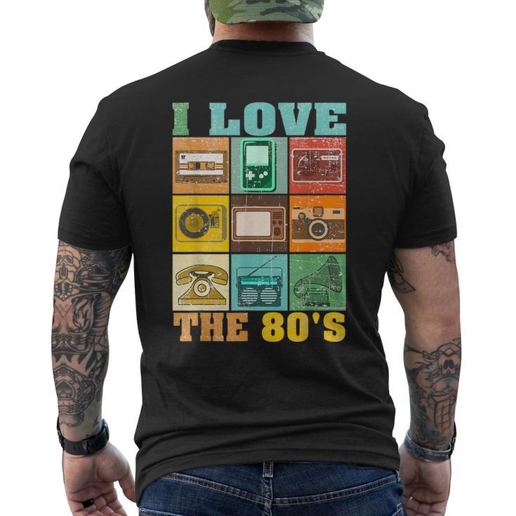 I Love The 80'S Cool Classical Love 80S Men's T-shirt Back Print