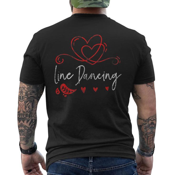 Love For Dance Lovers Line Dance T-Shirt mit Rückendruck