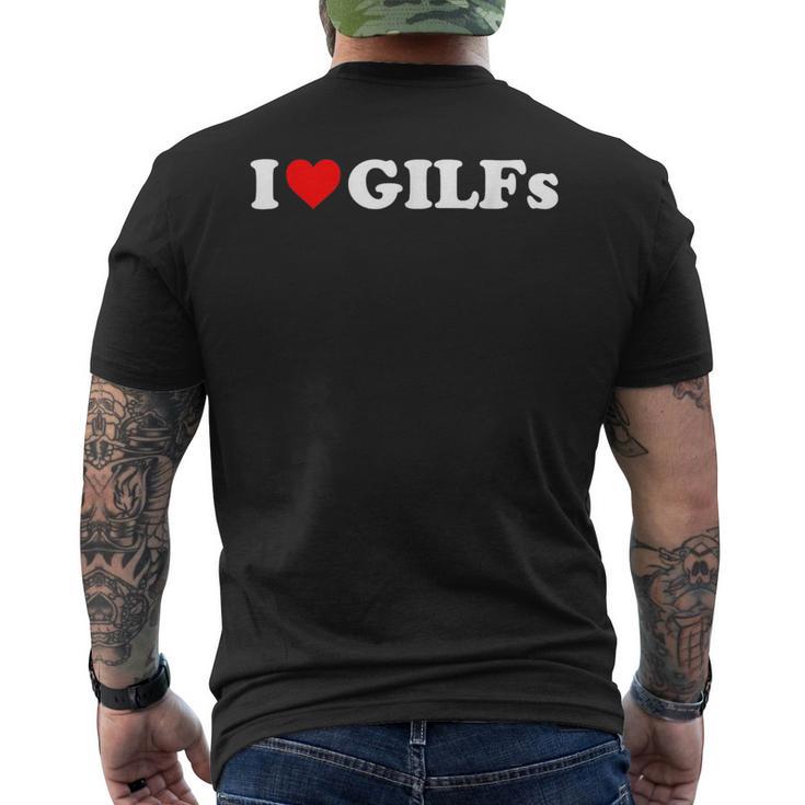 I Love Heart Gilfs And Grandmothers Lovers 2022 Men's T-shirt Back Print