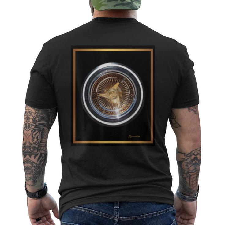 Lowrider Gold Wheel T Men's T-shirt Back Print