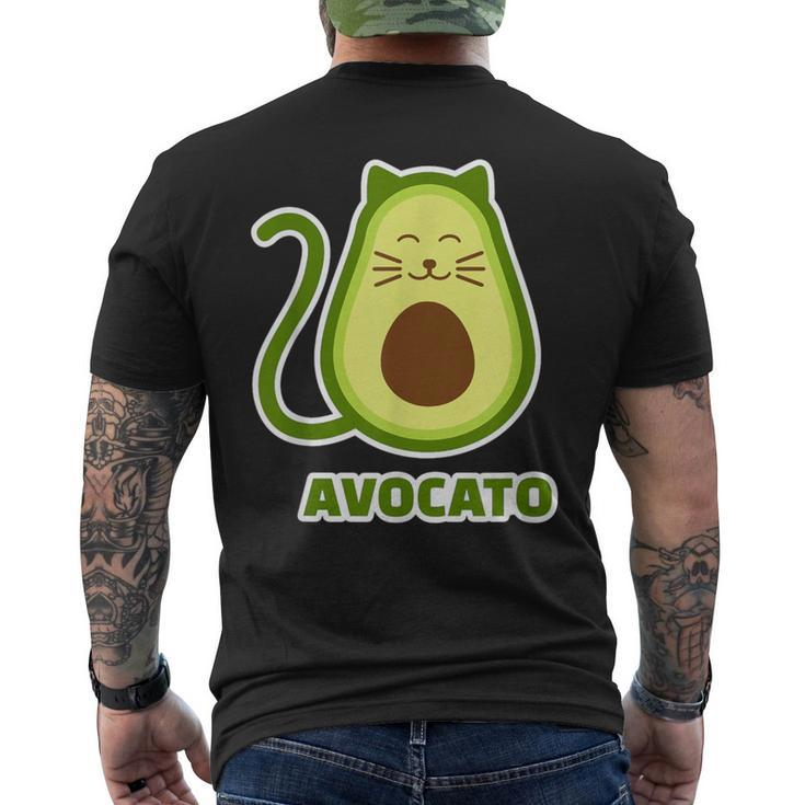 Lustiges Avocato-Katzen Kurzärmliges Herren-T-Kurzärmliges Herren-T-Shirt, Geschenkidee für Katzenliebhaber