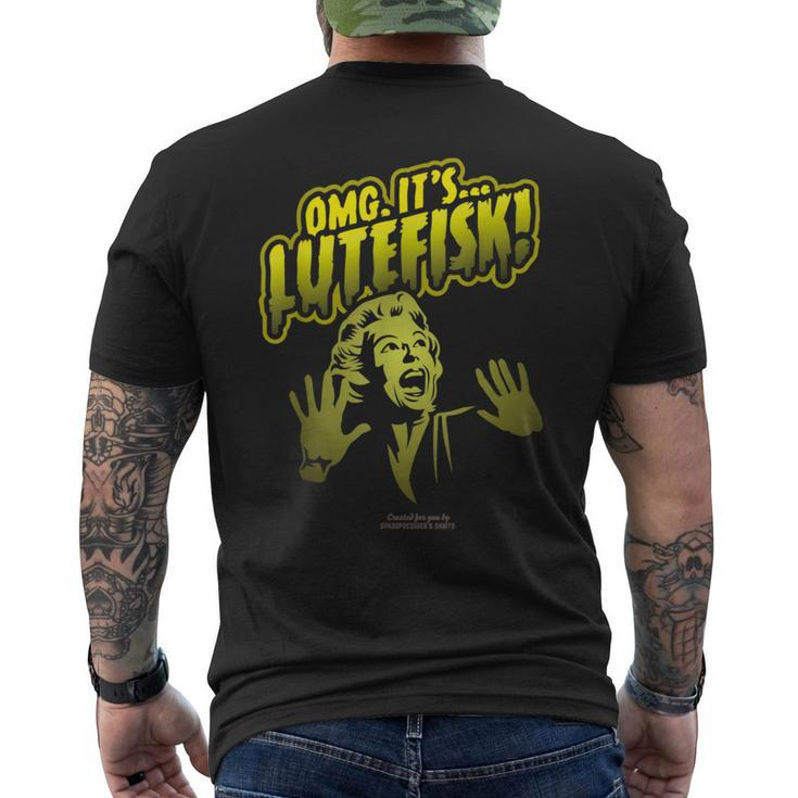 Lutefisk Horror Movie Lutefisk Men's T-shirt Back Print