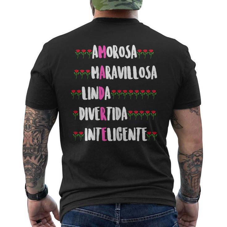 Madre Amorosa Maravillosa Regalo Para El Dia De La Madre Camiseta Hombre Estampado Espalda