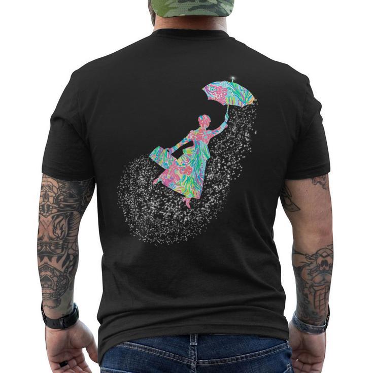 Magical Flying Nanny Glimmer Spoonful Of Sugar Men's T-shirt Back Print