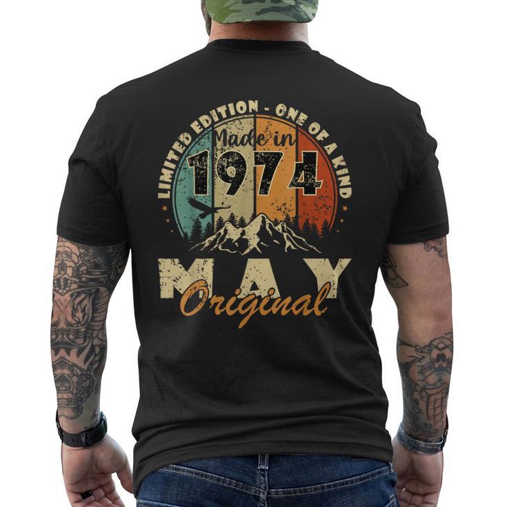 Mai 1974 Limited Edition 50 Jahren Mann Frau Spruch T-Shirt mit Rückendruck