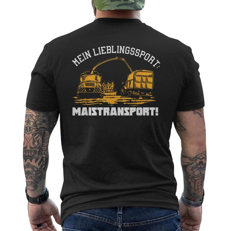 Maistransport For Farmer Or Farmer T-Shirt mit Rückendruck