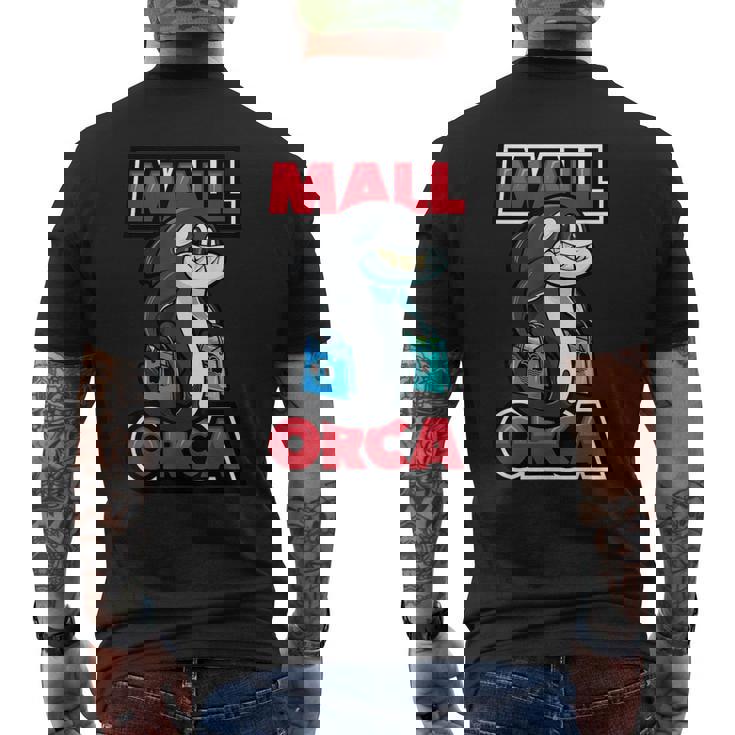 Mall Orca Mallorca España Vacaciones Isla Española Camiseta Hombre Estampado Espalda