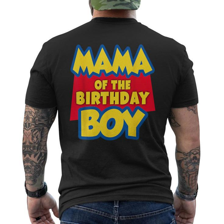 Mama Of The Birthday Boy Toy Story Decorations Men's T-shirt Back Print