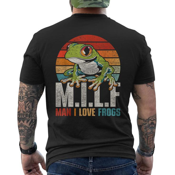 Man I Love Frogs Red Eye Leaf Frog T-Shirt mit Rückendruck