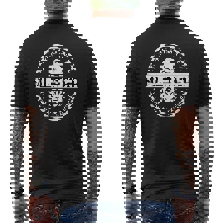 The Man The Myth The Legend Fathers Day Mullet Daddy Men's T-shirt Back Print