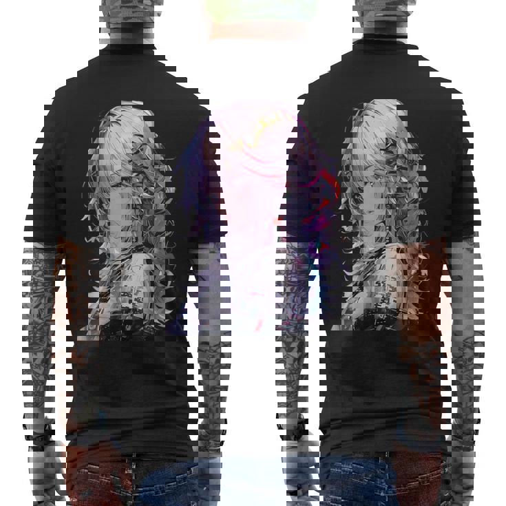 Manga Anime Esthétique Cyberpunk Techwear Harajuku T-shirt imprimé au dos
