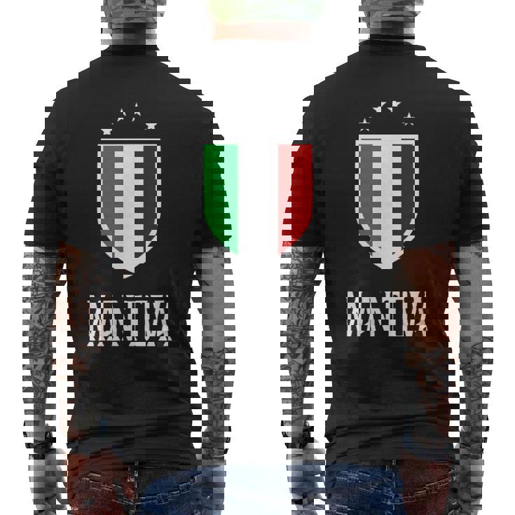 Mantova Italia Italiana Italia Camiseta Hombre Estampado Espalda
