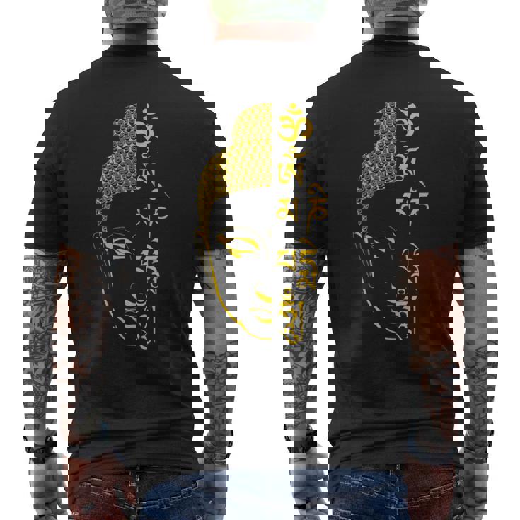 Mantra Bouddha Om Mani Padme Hum T-shirt imprimé au dos