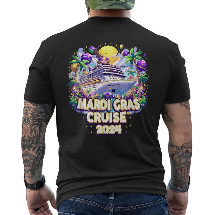 Mardi Gras Cruise 2024 Family Matching Trip New Orleans Men Men's T-shirt Back Print
