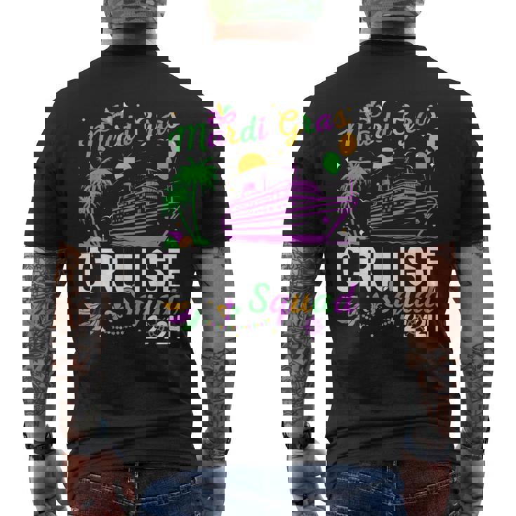 Mardi Gras Cruise Squad 2024 Family Matching Trip Costume Men's T-shirt ...