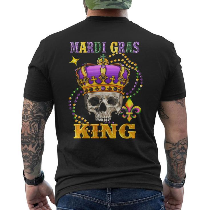 Mardi Gras King Carnival Costume Mardi Gras Mens Men's T-shirt Back Print