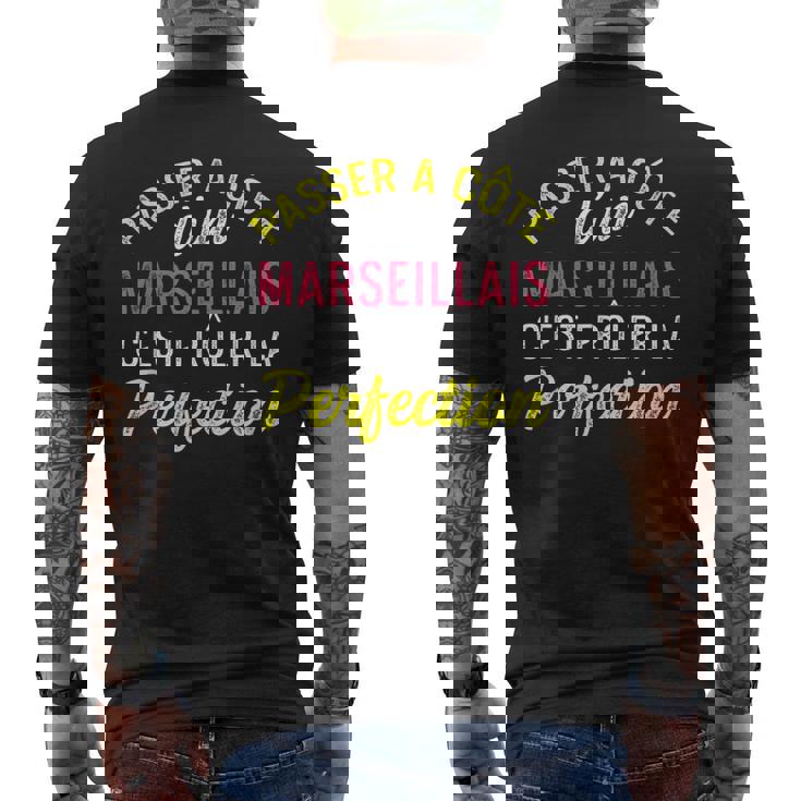 Marseille Perfection Drôleille Culture France Homme Cadeau T-shirt imprimé au dos