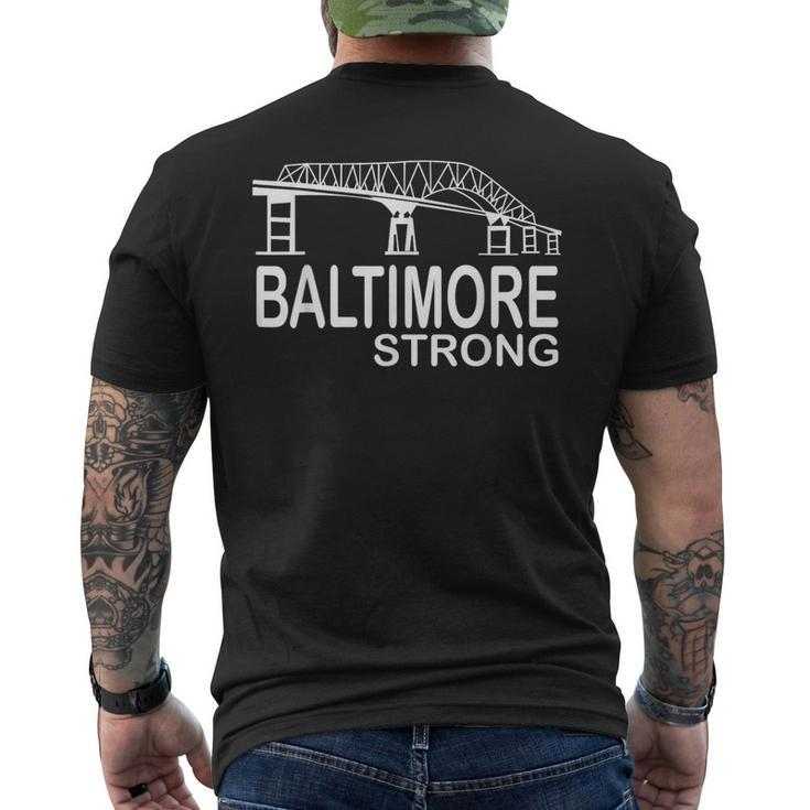 Maryland Baltimore Bridge Men's T-shirt Back Print