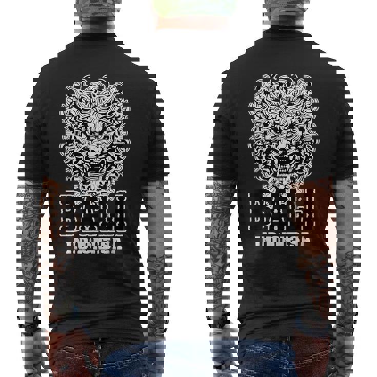 Máscara Barong Cultura Balinesa Bali Indonesia Camiseta Hombre Estampado Espalda