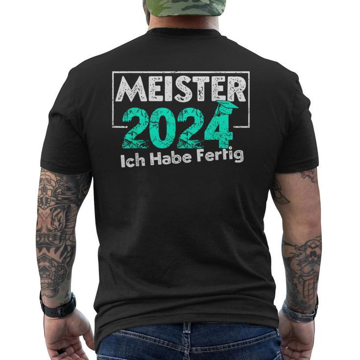 Master 2024 Masterletter Master Exam T-Shirt mit Rückendruck